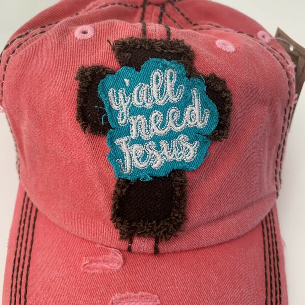 Kbethos Yall Need Jesus Baseball Cap Hat